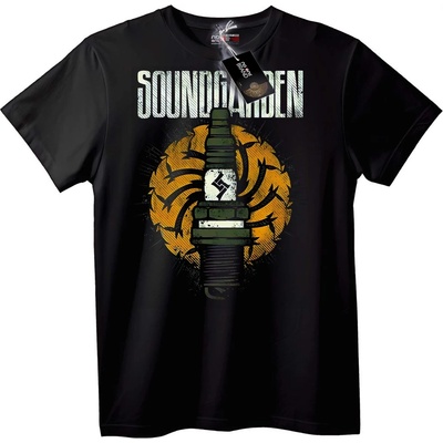NOONEBRAND Тениска Soundgarden Искра Щепсел - XL, White
