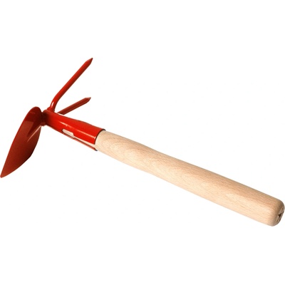 Okopávačka s nás. 27 cm Rosteto - srdcová 2 hroty - oranžová