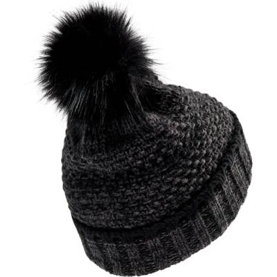 Deerhunter Дамска зимна шапка (beanie) Deerhunter Women's Knitted Hat Beanie - Black - размер One Size (204-8705-0211)