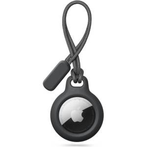 Tech-Protect Калъф с Връзка за Apple AirTag 1/ 2, Tech-Protect Rough Chain Case, Черен (9589046926228)
