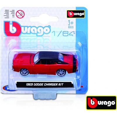 Bburago Auto 7-8cm kov/plast mix druhů na kartě 1:64