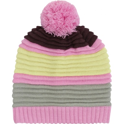 Color Kids Детска зимна шапка (beanie) Color Kids Kid's Hat Colorblock Beanie - Bonbon - размер 50 cm (904-4212-0111)