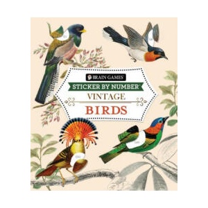 Brain Games - Sticker by Number - Vintage: Birds (ISBN: 9781639384204)