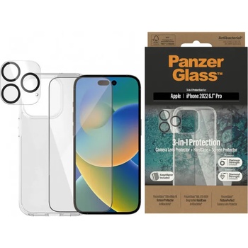 Panzer Калъф и протектори PanzerGlass - 3-in-1 Protection, iPhone 14 Pro (5711724204029)