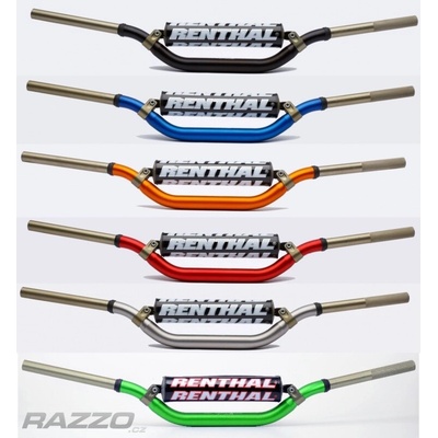 Řídítka pro motokros Renthal TwinWall Handlebars 997-01 RC / CRF / KXF / Ducati 28,6 mm Černá