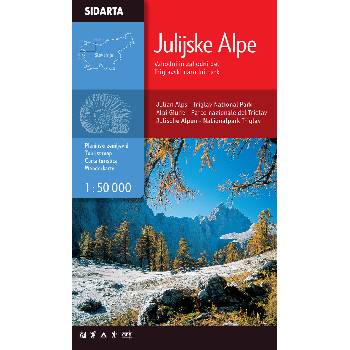 Sidarta Slovinsko Julské Alpy - mapa