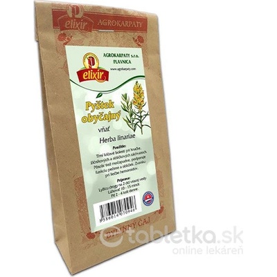 Agrokarpaty PYŠTEK OBYČAJNÝ vňať bylinný čaj 30 g