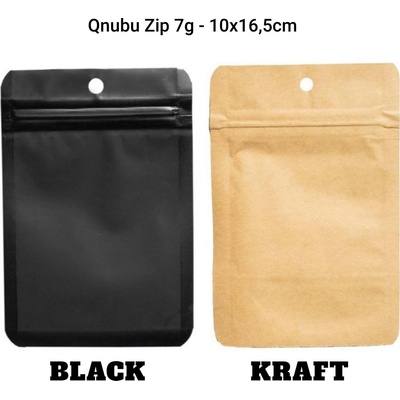 Qnubu Zip Sáček Black 7G, 10x16.5 cm, 50 ks – Sleviste.cz