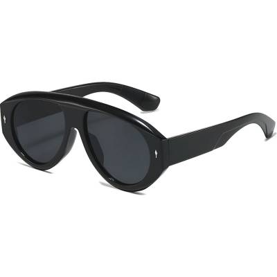 Techsuit Слънчеви очила Techsuit Premium Sunglasses (3991) - дамски, авиаторски, ретро стил - Черен