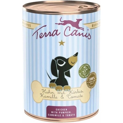 Terra Canis Puppy Chicken with pumpkin camomile & tomato 400 g