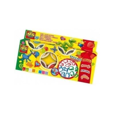 SES Creative Biscuit - Set of 8 colors + 12 molds - 192546