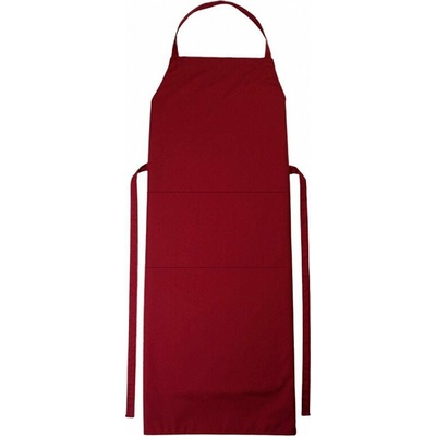 CG Workwear Velká pracovní zástěra Verona 110x75cm červená papriková CGW130