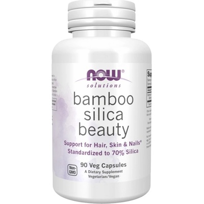 NOW Bamboo Silica Beauty [90 капсули]
