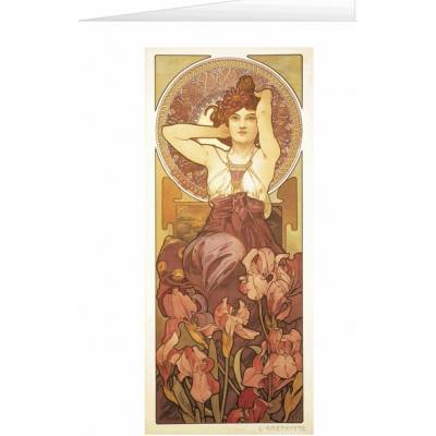 Blahopřání Alfons Mucha – Amethyst
