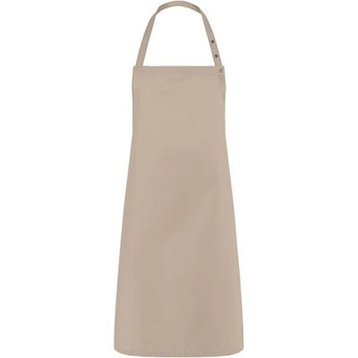 Karlowsky Gastro zástera s trakmi KY072 Sand 75 x 95 cm