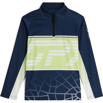 Spyder Web 1/2 zip tmavo modrá