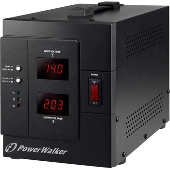 Image 1 of PowerWalker Стабилизатор PowerWalker AVR 3000 SIV, 3000VA / 2400W, Симулирана синусоида, Черен (AVR 3000 SIV)