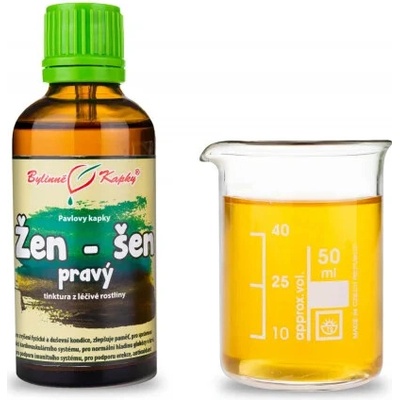 Pavlovy bylinné kapky Žen-šen pravý tinktura 50 ml