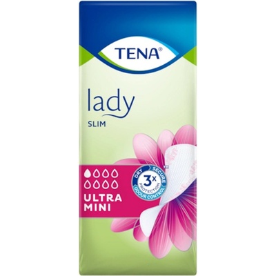 TENA Lady Slim Ultra Mini inkontinenčné vložky 1 kvapka 28 ks
