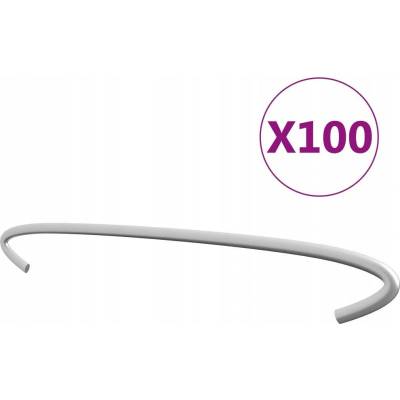 zahrada-XL Gabionová táhla 100 ks pozinkovaná ocel 30 cm