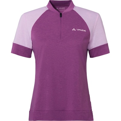 Vaude Дамска фланелка с къс ръкав за колоездене Vaude Women's Altissimo Q-Zip Shirt Cycling jersey - Magenta - размер 42 (EU) (156-1315-1814)