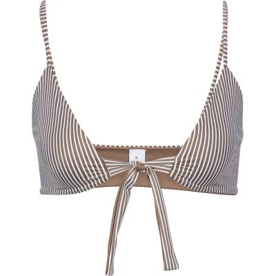 PURA clothing Дамско бикини горнище Pura clothing Women's Marla Top Bikini top - Brown / Stripes - размер XS (150-2343-0111)