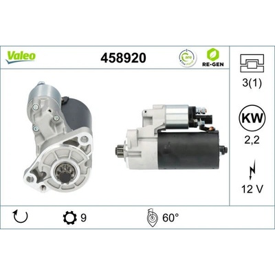 Startér VALEO 458920