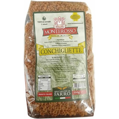Monterosso špaldové cestoviny Conchigliette 0,5 kg