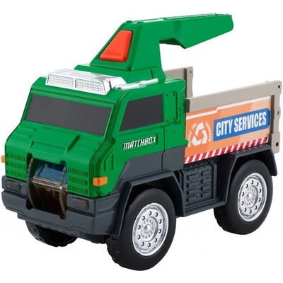 Mattel Matchbox Svítící náklaďák Utility Track DWR32