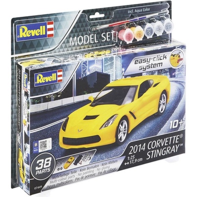 Revell Model Set 2014 Corvette Stingray EasyClick 67449 1:25