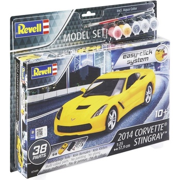 Revell Model Set 2014 Corvette Stingray EasyClick 67449 1:25