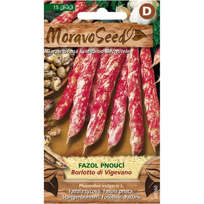 MoravoSeed Fazol pnoucí Borlotto di Vigevano 15 ks