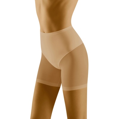 Wol-Bar Моделиращи бикини с висока талияFigi-Relaxa-Beowe-BeowyV-46591-Beżowy - Син, размер S