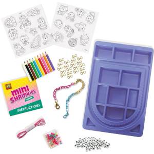 SES Creative Студио за гривни SES Mini Shrinkies с 20 талисмана
