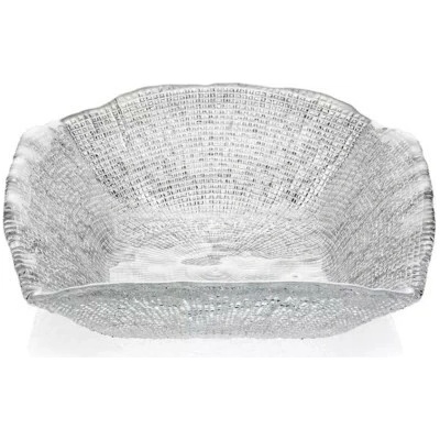 Crystal Bohemia Misa štvorcová Diaman číra 28 x 28 cm x 7 cm
