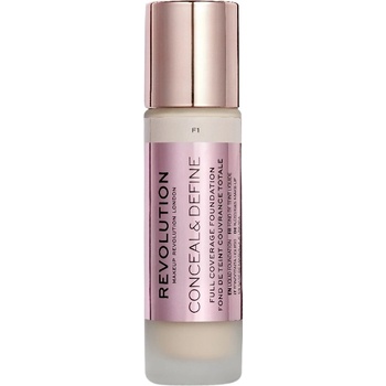 Makeup Revolution Conceal & Define Покривен фон дьо тен, F1, 23 ml