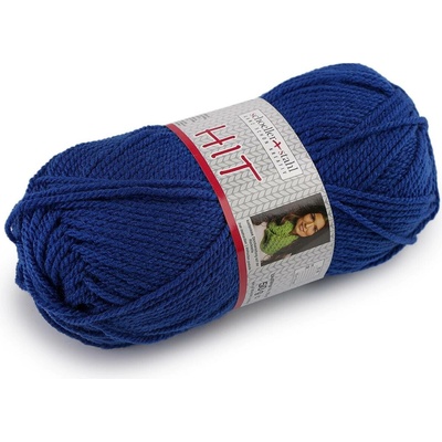 Pletací příze Hit 50 g Varianta: 3 (0010) modrá královská, Balení: 1 ks 34718/52243/149977