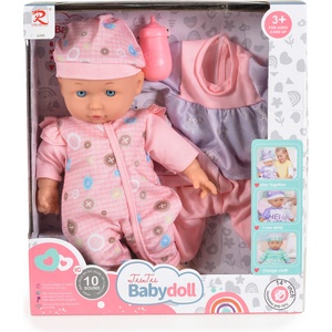 Tutu love Комплект Tutu Love - Музикална кукла с меко тяло и дрехи, 36 cm (110790)