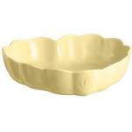 Emile Henry Керамична форма сърце emile henry madeleine heart dish - цвят бледожълто (eh 6153-89)