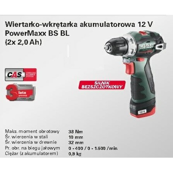 Metabo PowerMaxx BS BL 601721500