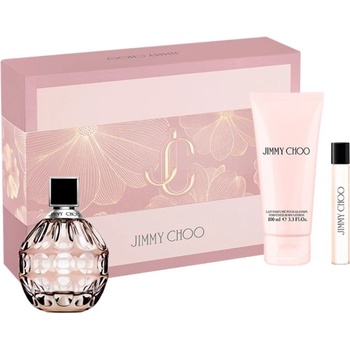 Jimmy Choo Подаръчен комплект за жени Размер EDP 100 ml + 100 ml лосион за тяло + EDP 7.5 ml