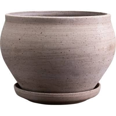 Bergs Potter DEG24LS Květináč Delphi s podstavcem 24 cm, šedý