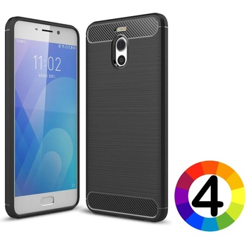 Image 1 of Meizu M6 Note Удароустойчив Carbon Fiber Калъф и Протектор