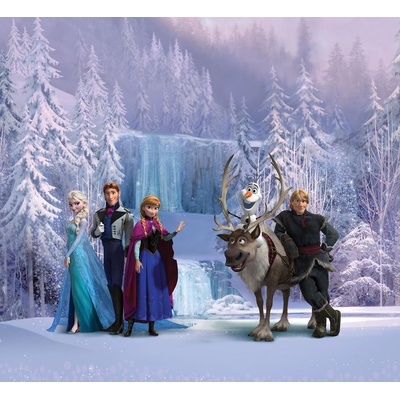 Závěsy foto Frozen all 180x160cm FCS XL 4303