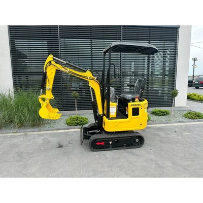 Мини Багер GG800X , Жълт, дизелов двигател евро 5, 8.6 kW