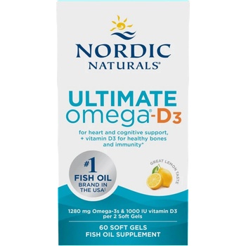 Nordic Naturals Ultimate Omega-D3 - 60 гел-капсули
