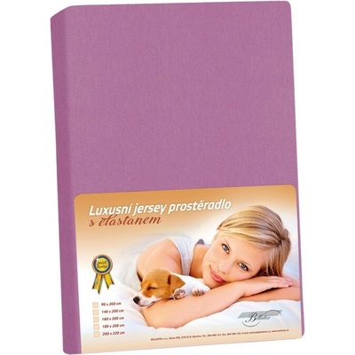 Bellatex Prostěradlo jersey s elastanem fialové 120x200