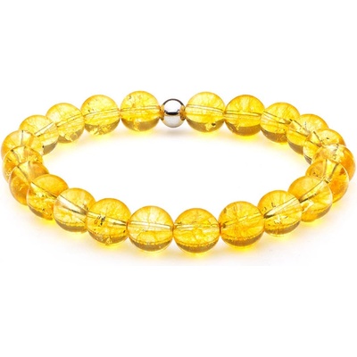 BudNej minerálny náramok citrín AAA kvalita MN1103