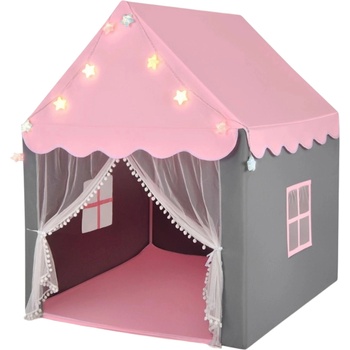 Costway Детска палатка Costway - Със светлини и подложка, розова (TP10293PI)