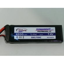 Profimodel KS-Racing Energy Li-Po baterie 4200 mAh / 7.4 V / 55/110C